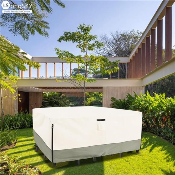 Outdoor Furniture Covers Waterproof,600D Heavy Duty Patio Cover for 5 PCS Sets - Picture 2 of 8